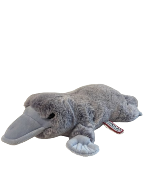 platypus ~ douglas dog and bass pro shop plush (copy)