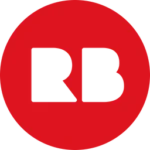 Red bubble logo.